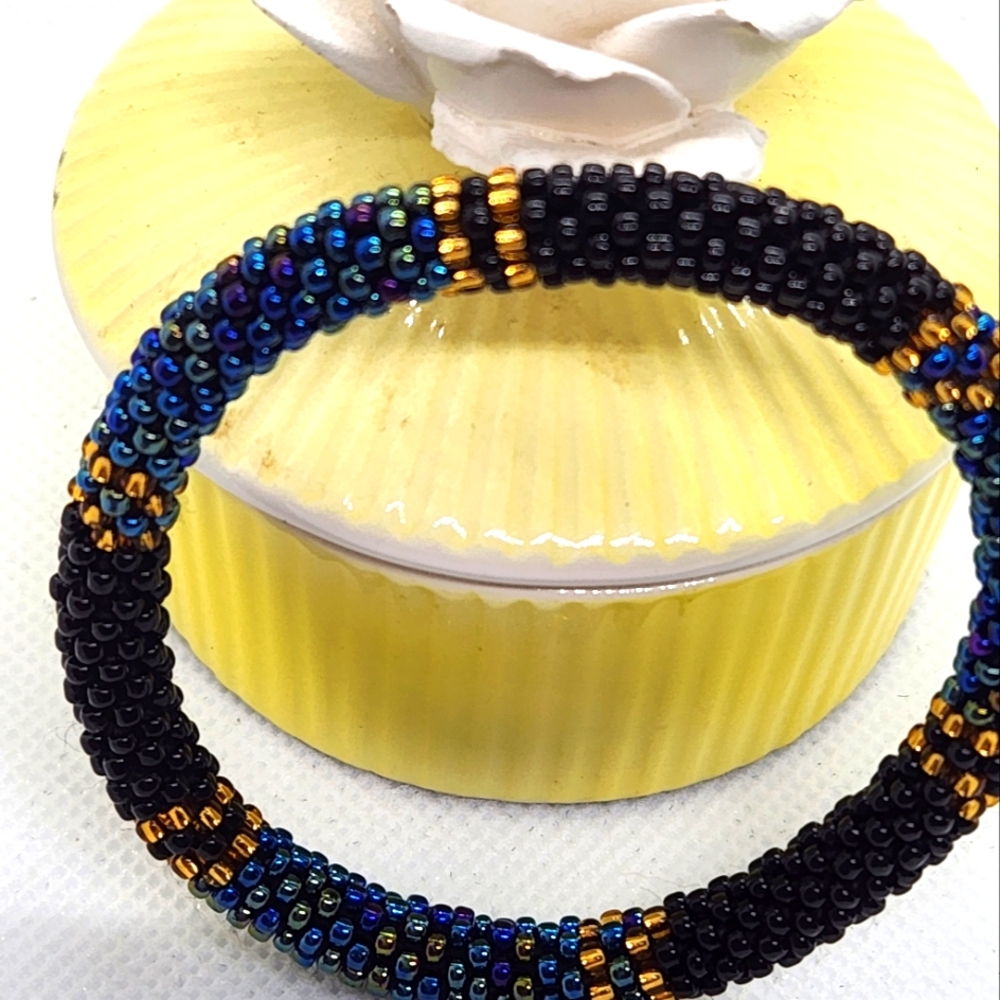 Woven, roll on bangles - Picture 2 of 4
